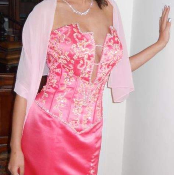 Coral Custom Prom Dress - Picture 16 of 16